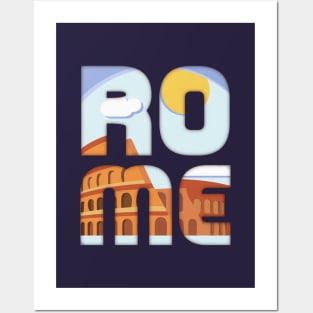 Rome Cityscape Posters and Art